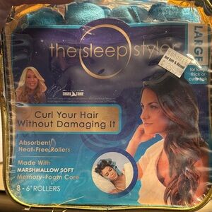 The Sleep Styler - Blue Hair Curling Rollers